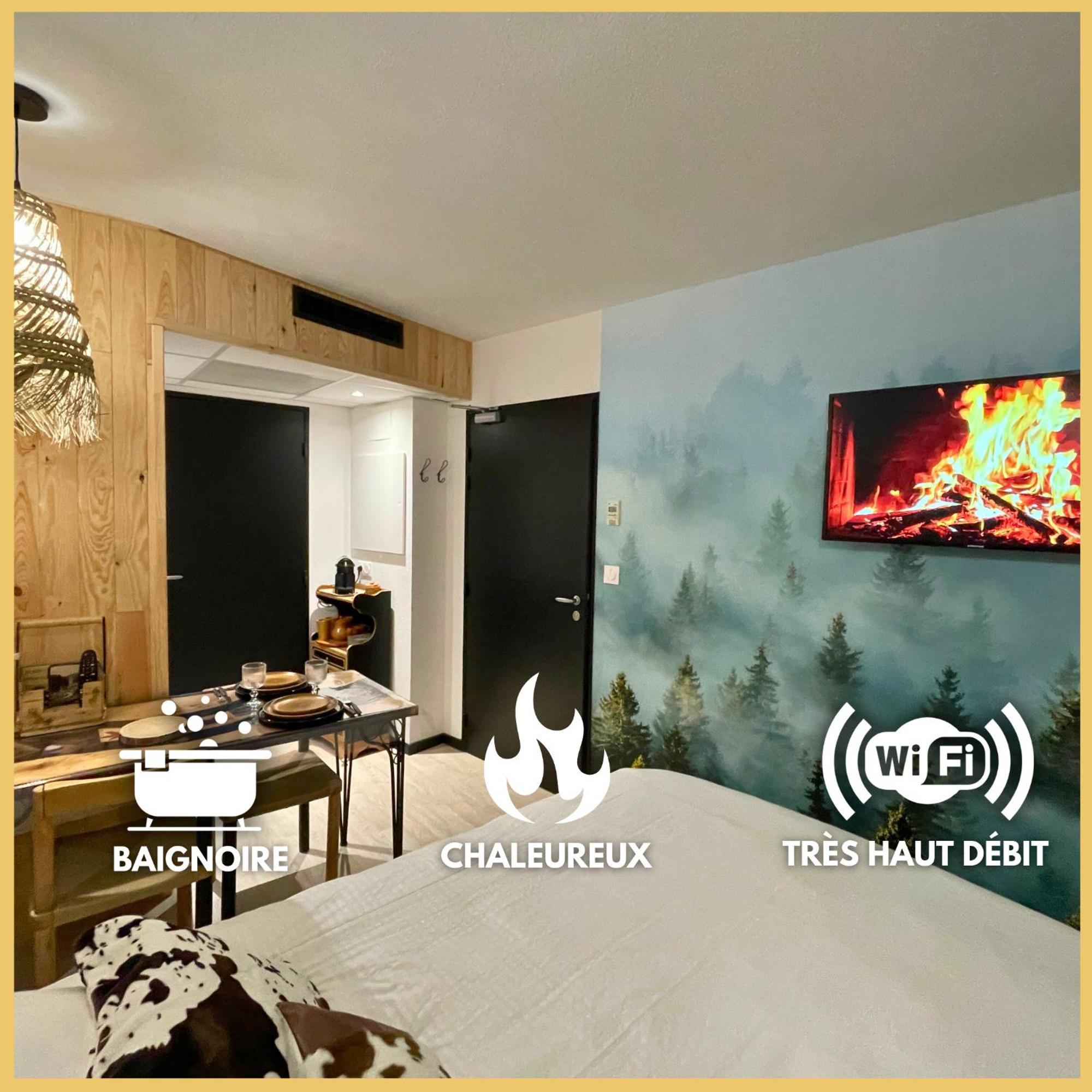 Chalet Studio Premium, Wifi, Chaleureux 卢德 外观 照片